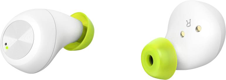 Hama Spirit Chop In-ear headphones Bluetooth® (1075101) White Headset, Touch control, Water-resistant-2
