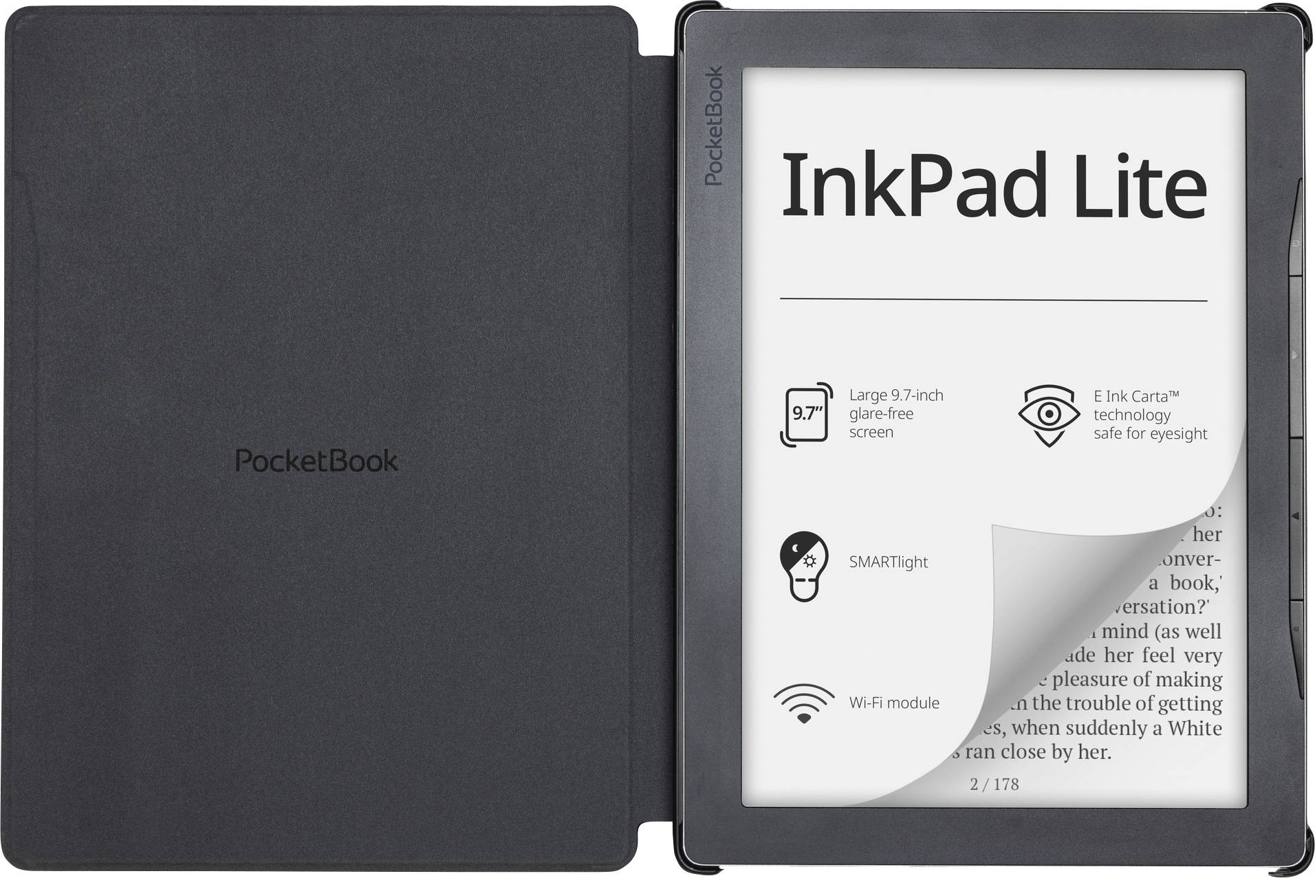 PocketBook InkPad Lite + SHELL Cover black eBook reader 24.6 cm (9.7 ...