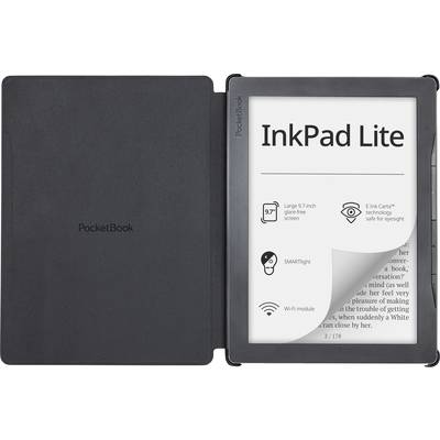 PocketBook InkPad Lite + SHELL Cover black eBook reader 24.6 cm (9.7 inch) Dark grey