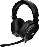 Thermaltake Argent H5 Stereo Gaming Headset Gaming Over-ear headset Corded (1075100) Stereo Black Volume control, Microphone mute