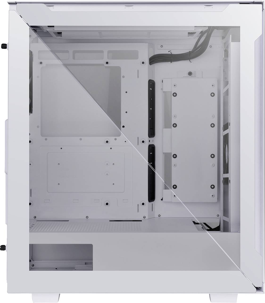 Thermaltake Divider 500 TG Air Snow Midi tower PC casing White 2 built-in fans, Window, Dust filter-2