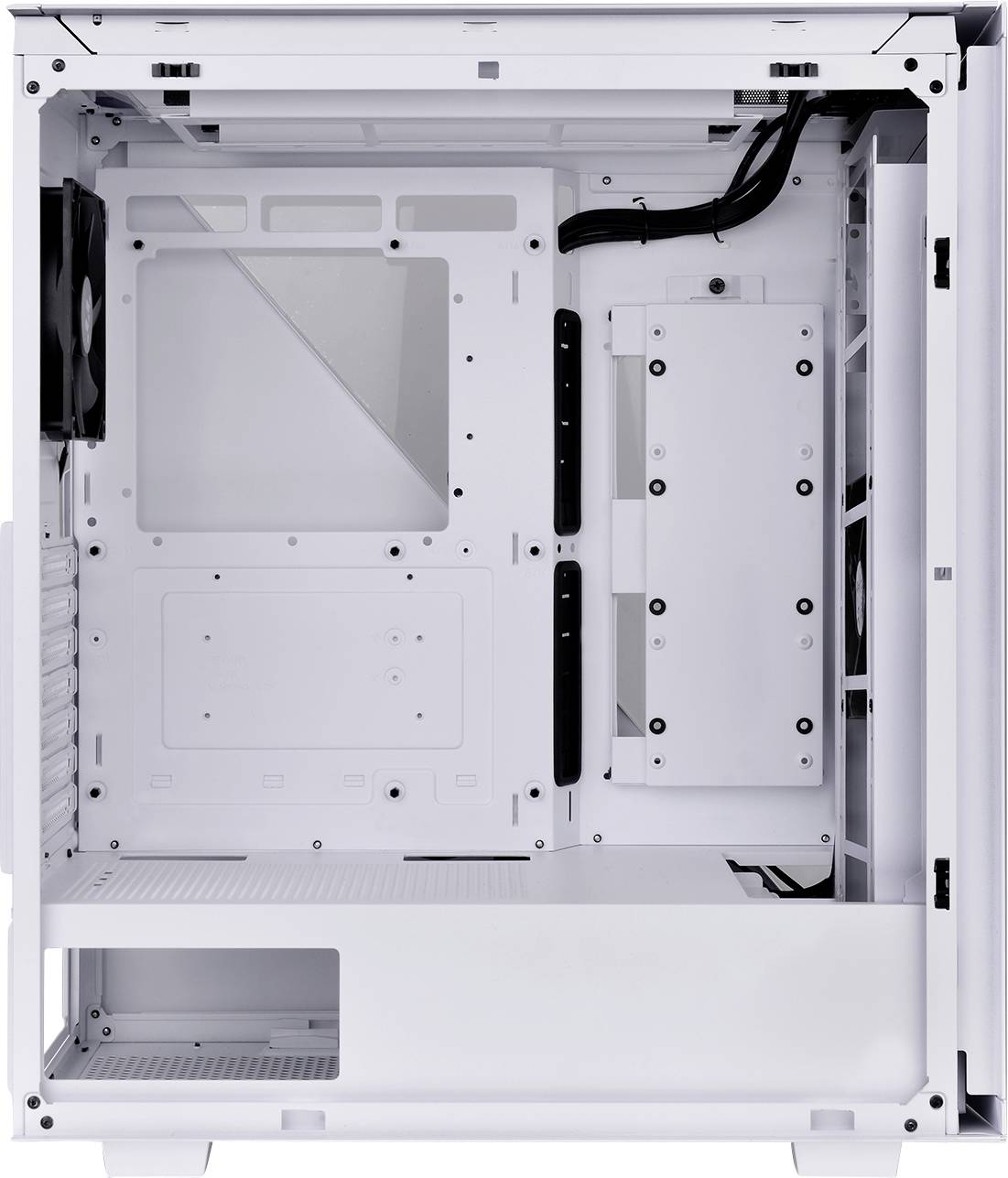 Thermaltake Divider 500 TG Air Snow Midi tower PC casing White 2 built-in fans, Window, Dust filter-4