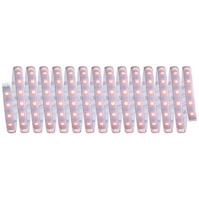 Red LED strip with multiple lights in a straight line.