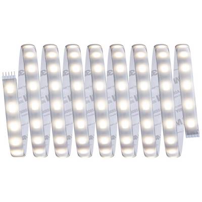 LED strip light with nine bright, evenly distributed lights on a flexible band, suitable for decorative or functional lighting.