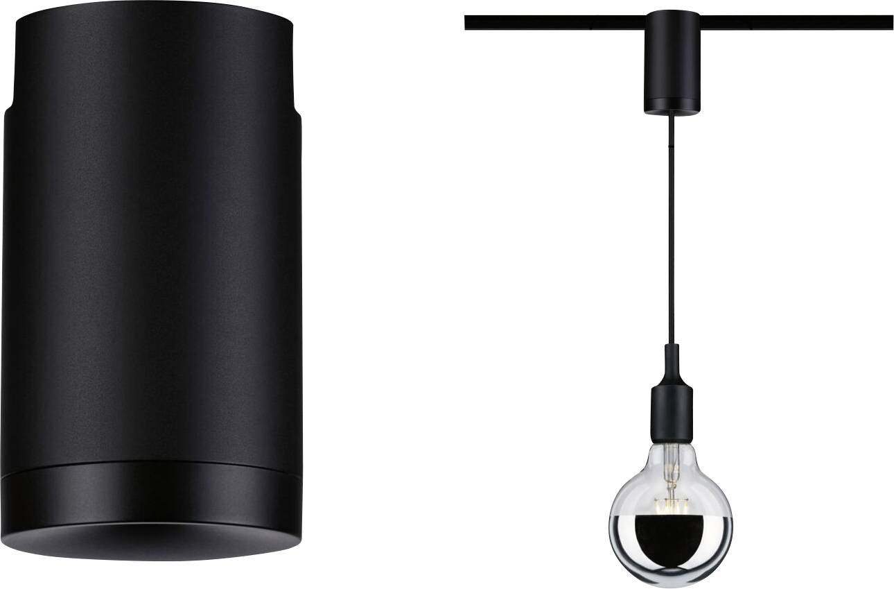 Paulmann 95553 High voltage mounting rail Pendant suspension Black (matt)