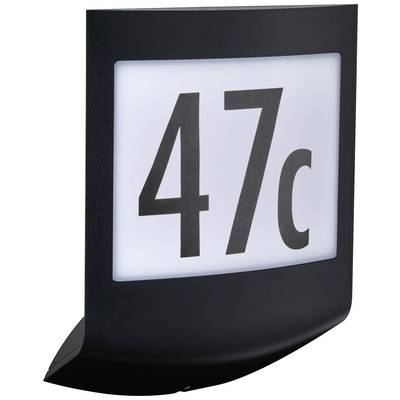 Black shield with illuminated display shows the number '47c'.