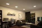 LED Panel Atria Shine round 293mm 2000lm 3000K black