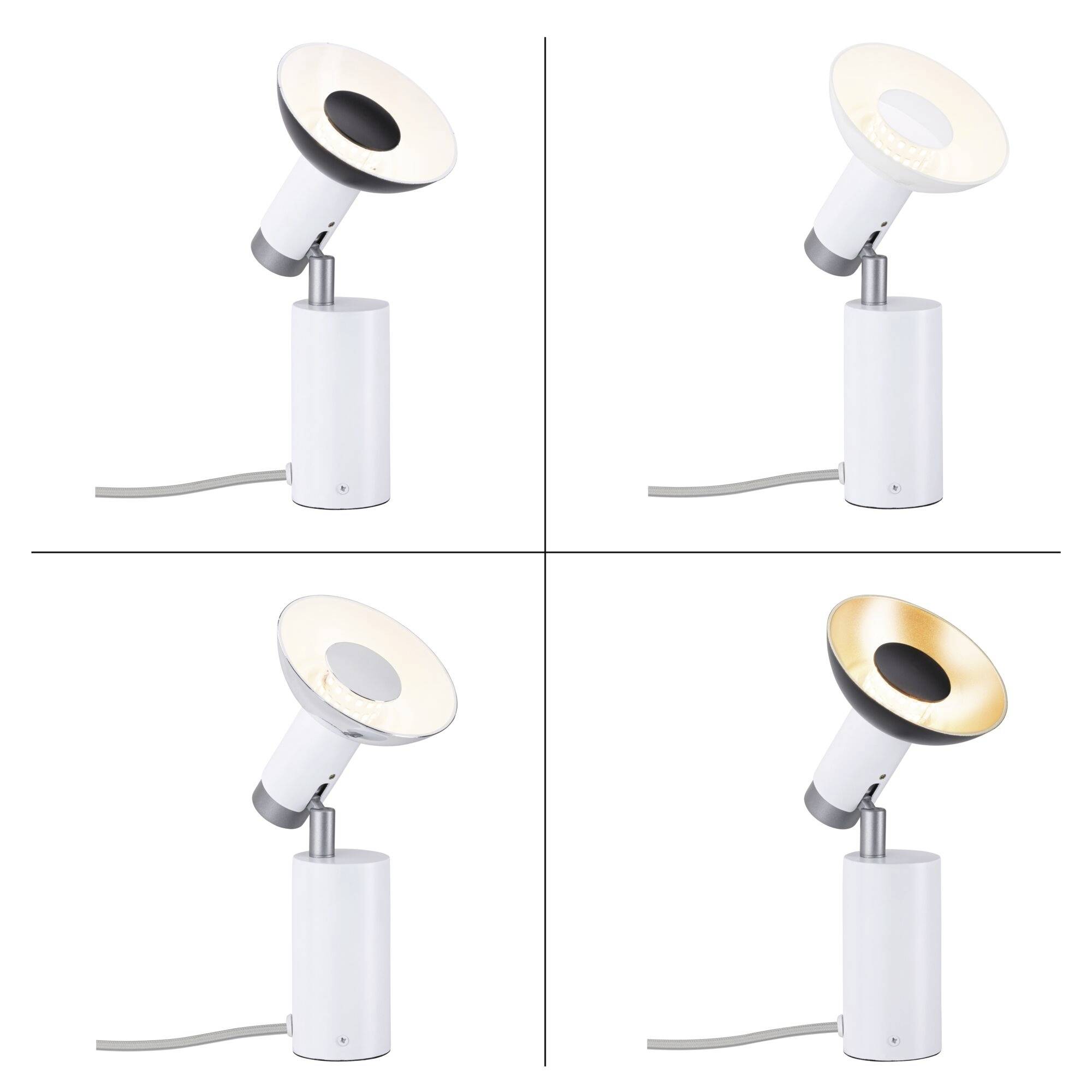 Paulmann Runa 79524 Desk lamp GU10 White, Grey-4