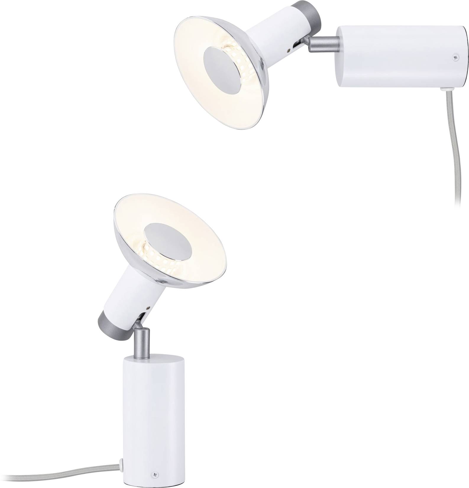 Paulmann Runa 79524 Desk lamp GU10 White, Grey-3