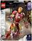 LEGO Construction Set 'Iron Man Figure' from the Marvel series 'The Infinity Saga'. Suitable for ages 9 and above. Packaging depicts Iron Man and a villain.
