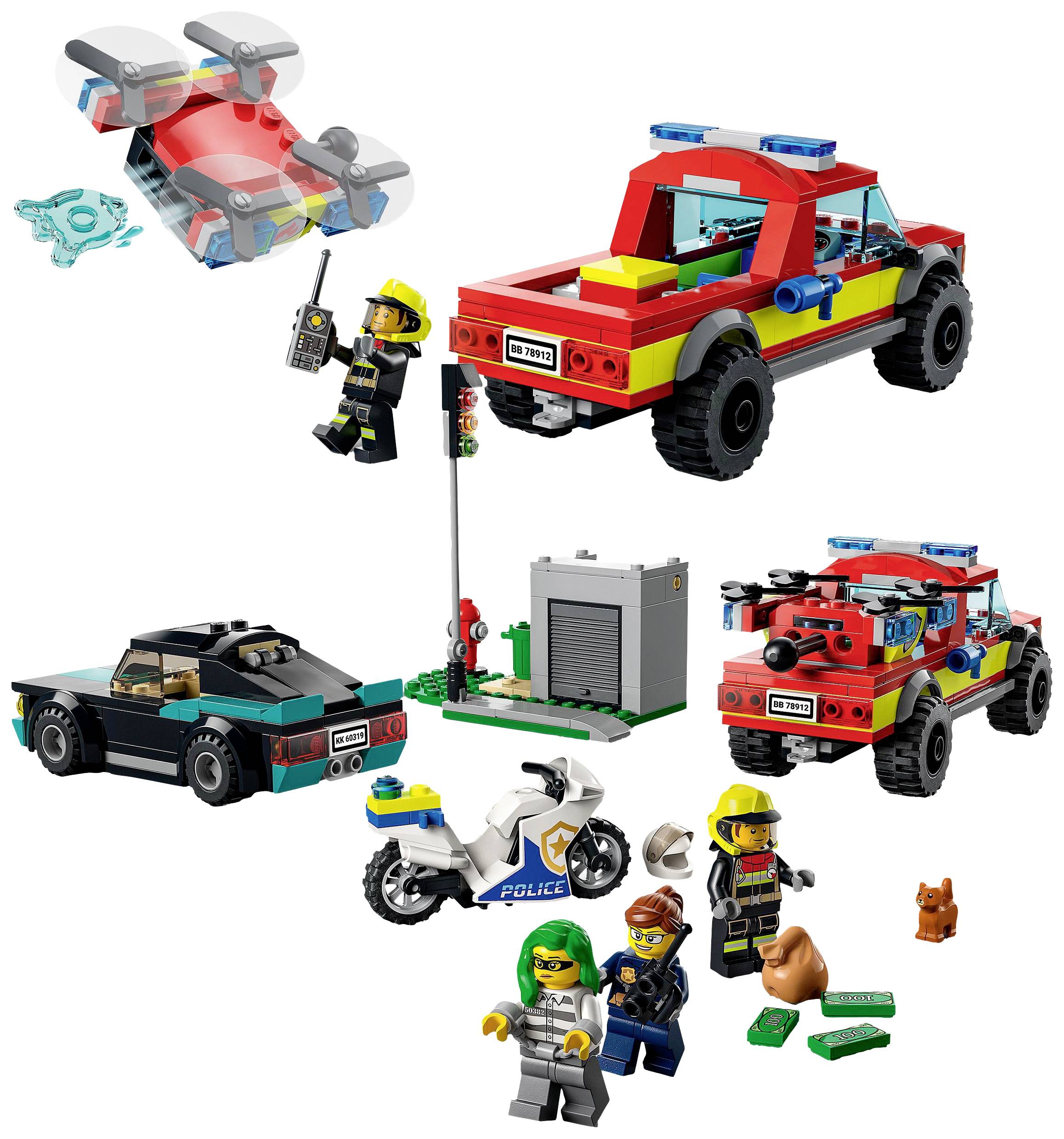 60319 LEGO® CITY Fire fighting and chase-1