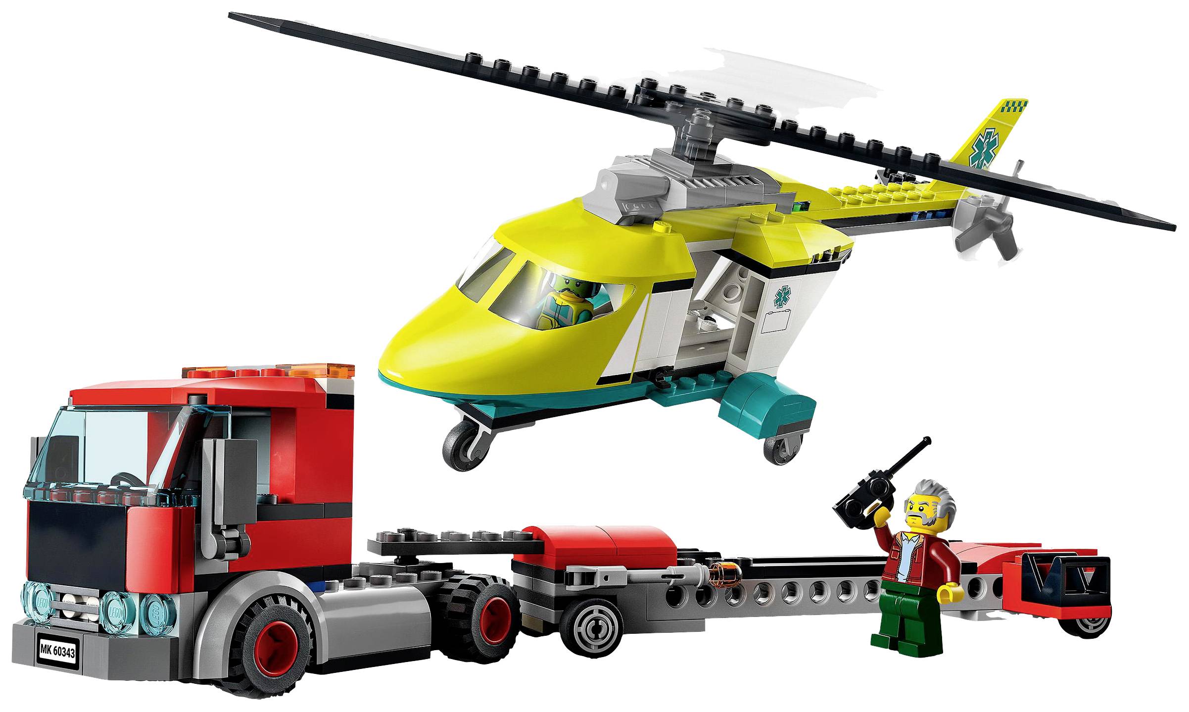 60343 LEGO® CITY Helicopter transporter | Conrad.com