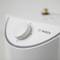 Close-up of a Bosch water heater with a rotary knob for temperature adjustment, shown in a neutral setting.