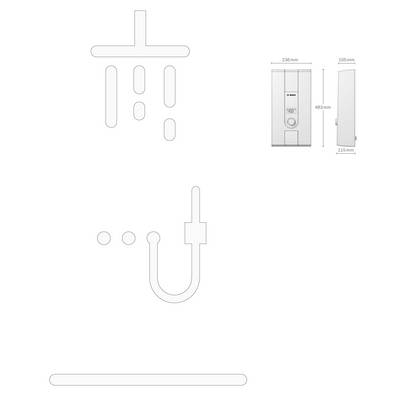 Bosch Home Comfort 7736505730 Tronic Advanced AquaStop 18/21 Tankless heater A (A+ - F) electronical 21 kW-6