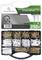 'Quadríos Chipboard Screws and Plugs, 250 Pieces, Assortment Box with Various Screws and Plugs, Well Organised.'