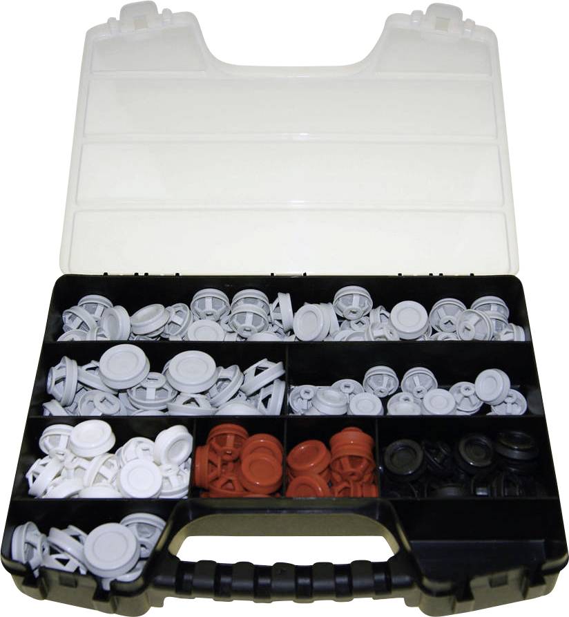 Wiska CLIXX KIT Cable router Board thickness (max.) 3.5 mm Plastic 1 pc(s)-0