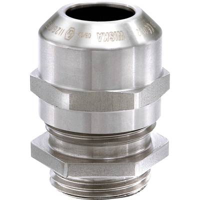 Wiska 10065989 Cable gland shockproof, with strain relief, with seal M25  Steel (stainless) Ecru 10 pc(s)