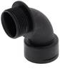 Wiska 10110783 Elbow union M16 Polyamide Black (RAL 9005) 10 pc(s)