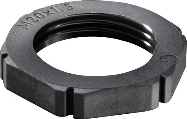 Wiska 10061777 EMUF 63 Locknut shockproof M63 Plastic Black 10 pc(s)