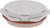A round, grey plastic cap with a red sealing ring shows a cover that is likely used for sealing containers.
