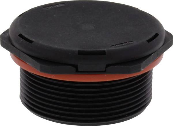 Wiska 10106622 EVPS-L 40 HF Filler plug shockproof M40 M40 Plastic Black (RAL 9005) 10 pc(s)
