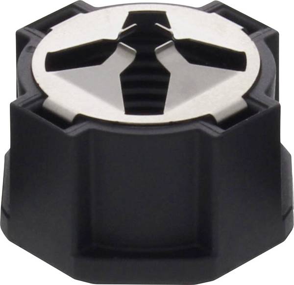 Wiska 10111060 MagikNUT 16 BK Locknut shockproof M16 M16 Plastic Black 25 pc(s)