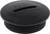 Black plastic threaded plug with the inscription 'Pg 21C' on the top surface.