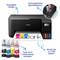 'Printer with a compact design and easy refilling. Contains ink, prints up to 7,500 pages.'
