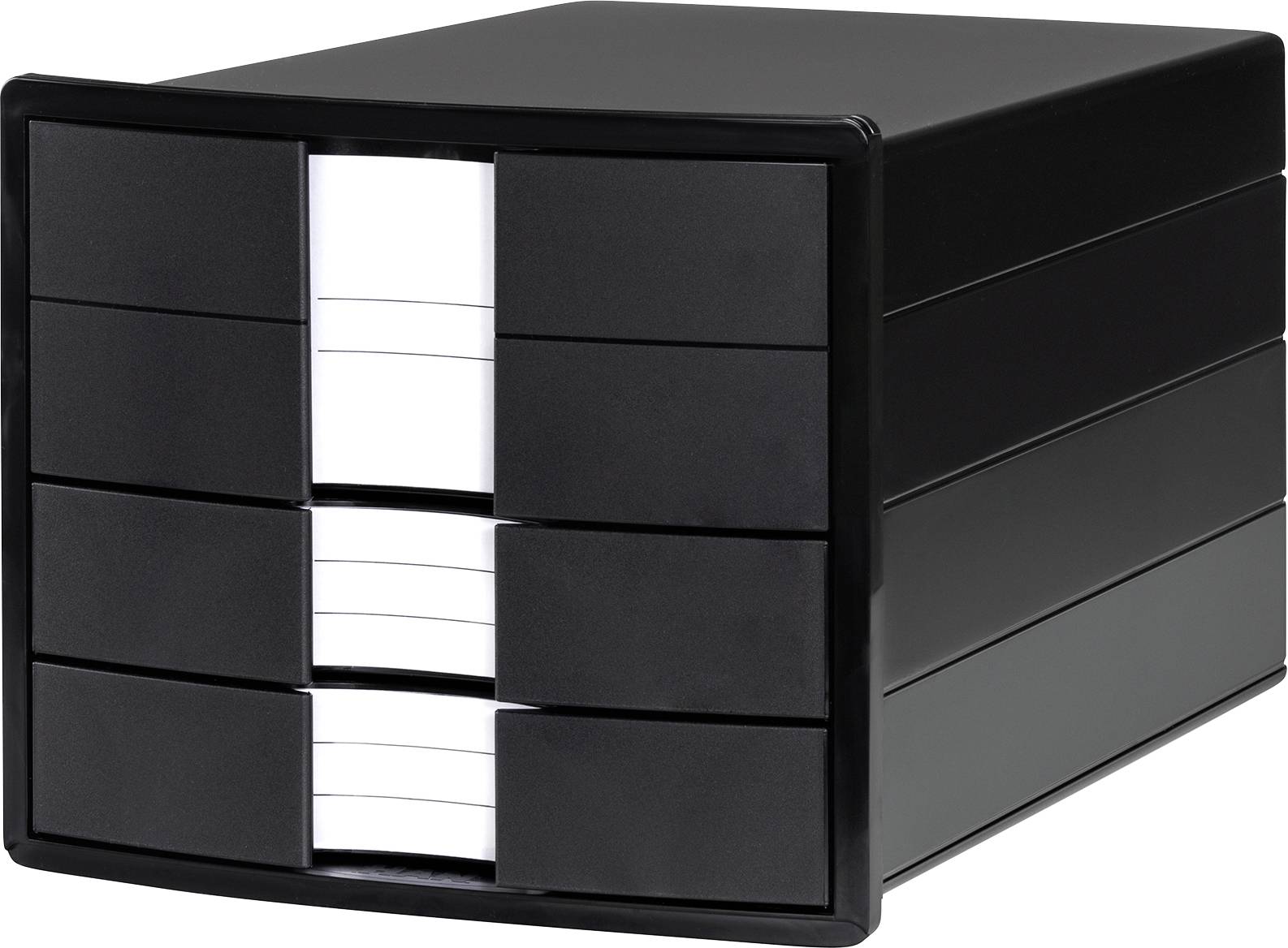 HAN IMPULS 1017-13 Desk drawer box Black A4, C4 No. of drawers: 3