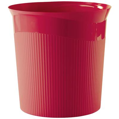 HAN Re-LOOP 18148-917 Waste paper basket 13 l (Ø x H) 288 mm x 287 mm Recycled plastic Red 1 pc(s)