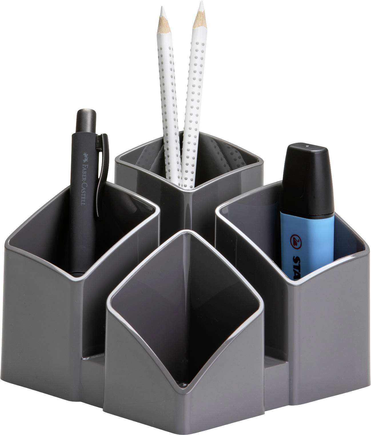 HAN SCALA 17450-191 Tidy Dark grey No. of compartments: 4-2