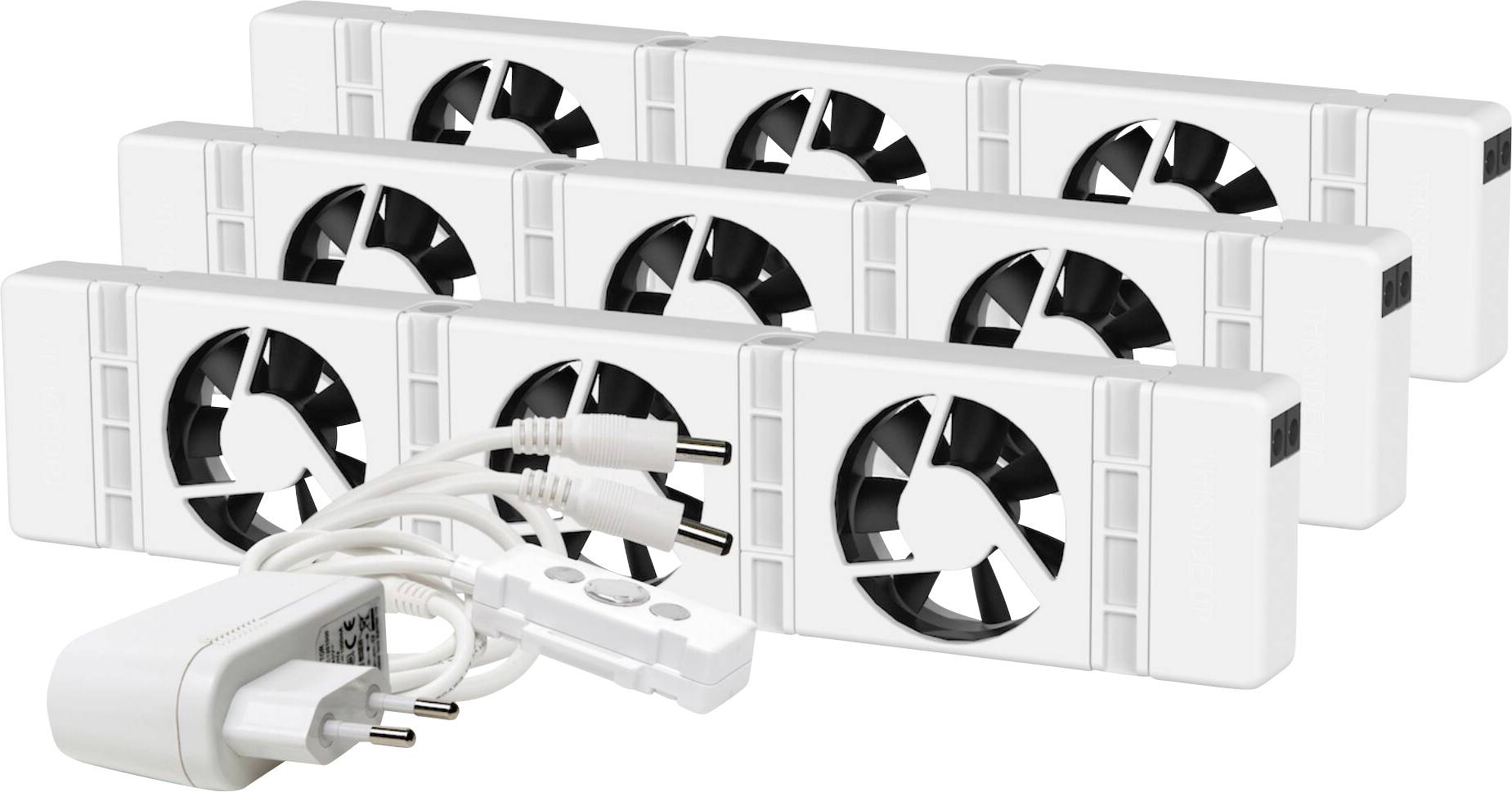 3.0 Trio-Set Radiator Fan Smart Radiator Booster Extension Set Ventilator  Fan