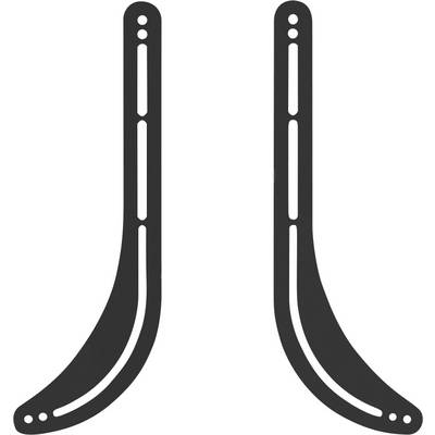 My Wall HZ21L Soundbar mounting brackets Rigid Black 1 pc(s)-0