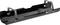 Metal rail with mounting brackets, likely used for industrial applications or as assembly accessories.