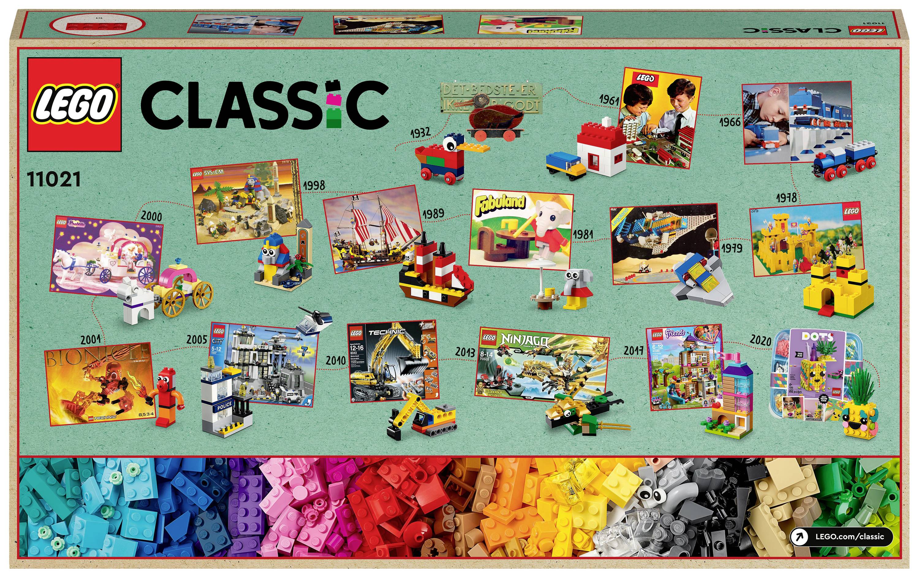 11021 LEGO® CLASSIC 90 Years Of Fun | Conrad.com