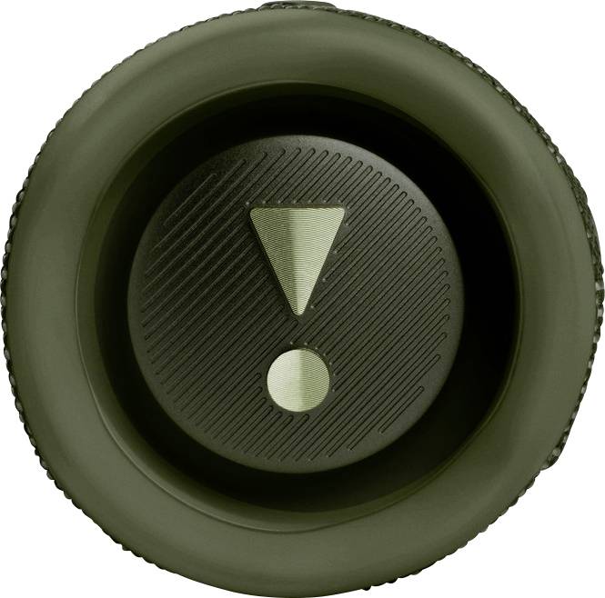 Button with an exclamation mark indicating a warning or alarm function.