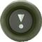 An olive green button with a white exclamation mark in the centre indicates a warning or important notification.