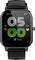 A black smartwatch with a digital display shows the time as 05:00, 816 calories burned, heart rate 96, and 7,658 steps.