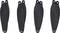 Four black propeller blades for a drone, shown in pairs.