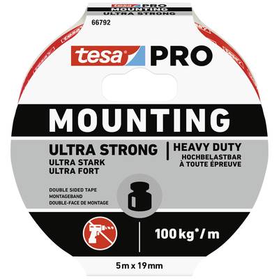 Tesa® 66792 adhésif double face ultra-fort 19 mm x 5 m