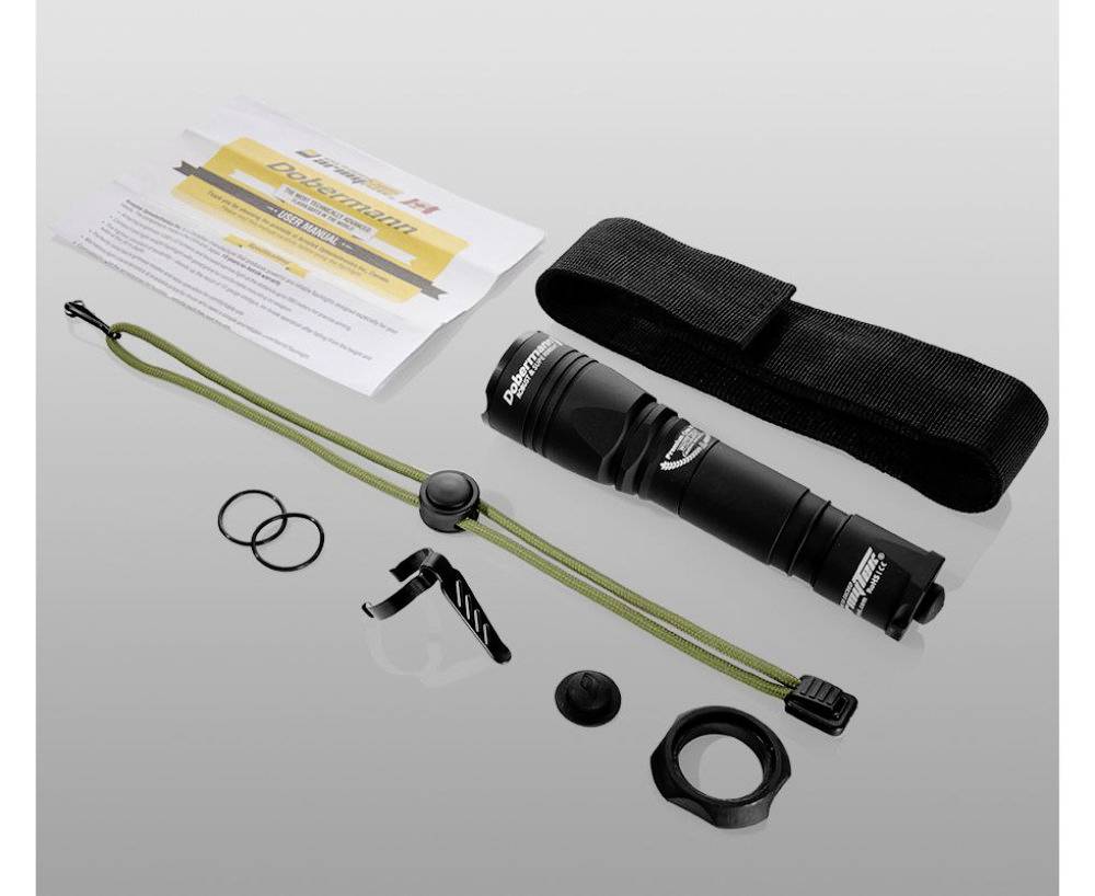 ArmyTek Dobermann XP-E2 green LED (monochrome) Torch rechargeable 240 lm 432 h 115 g-2