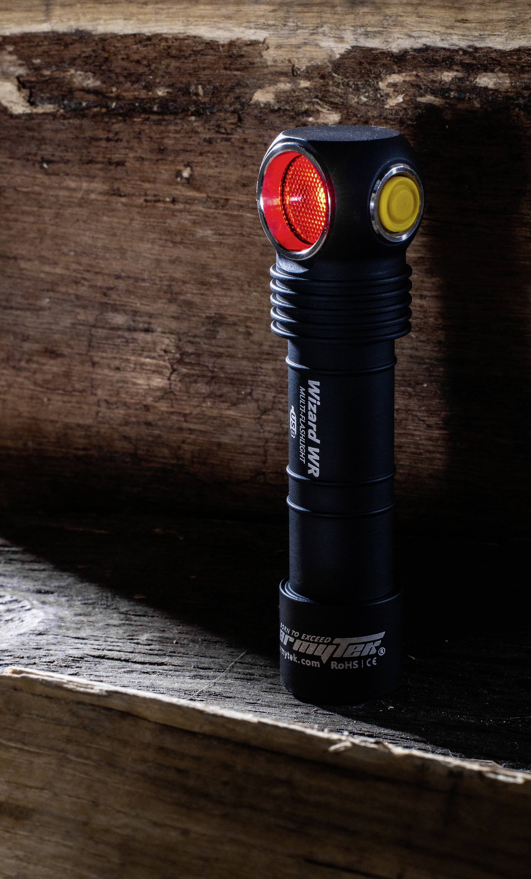 ArmyTek Wizard WR Magnet Warm & Red LED (monochrome) Headlamp rechargeable 1300 lm 360 h 65 g-8