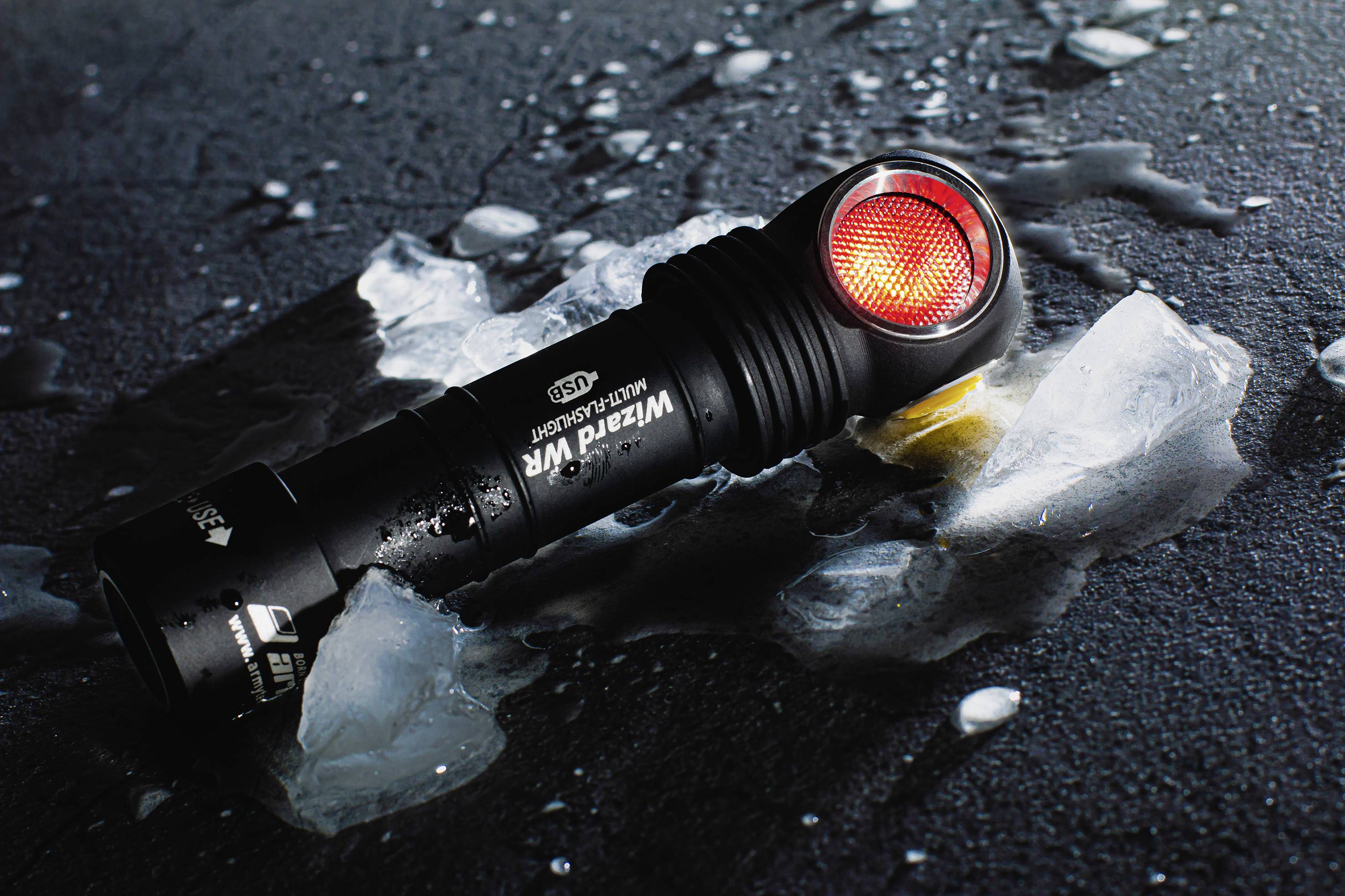 ArmyTek Wizard WR Magnet Warm & Red LED (monochrome) Headlamp rechargeable 1300 lm 360 h 65 g-21
