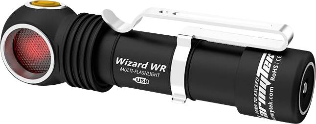 ArmyTek Wizard WR Magnet Warm & Red LED (monochrome) Headlamp rechargeable 1300 lm 360 h 65 g-3