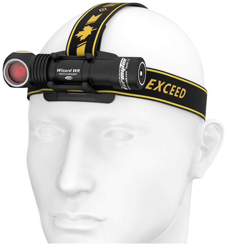 ArmyTek Wizard WR Magnet White & Red LED (monochrome) Torch Magnetic holder rechargeable 1300 lm 360 h 65 g-1