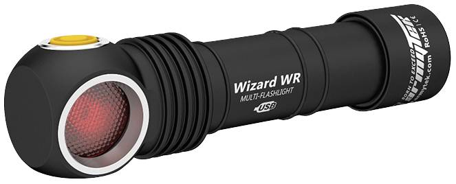 ArmyTek Wizard WR Magnet White & Red LED (monochrome) Torch Magnetic holder rechargeable 1300 lm 360 h 65 g-5