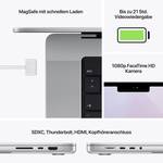 Apple MacBook Pro 16 (M1 Pro, 2021), 512 GB SSD, 16 GB RAM, silver