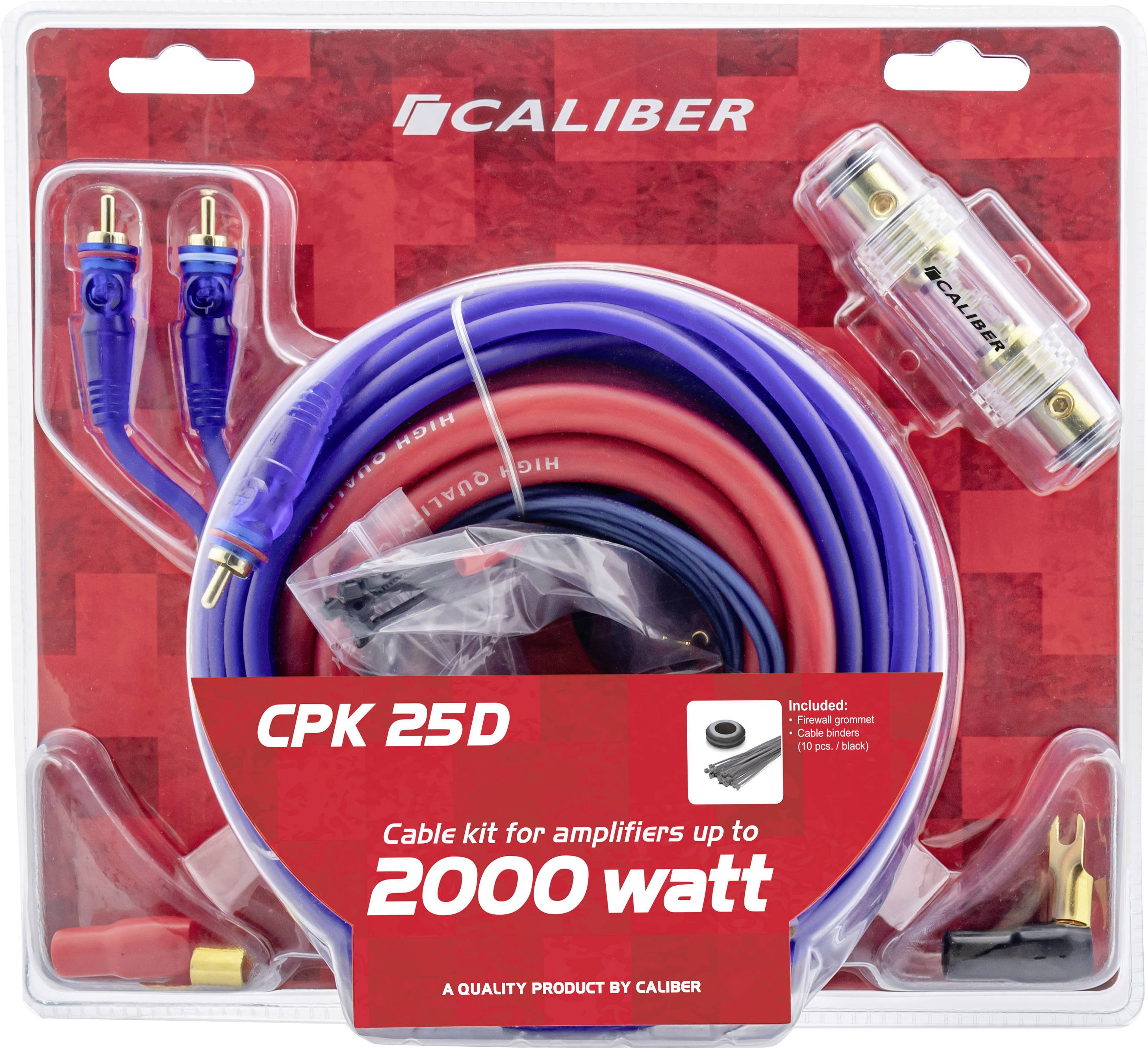Caliber CPK25D Car stereo headstage amp connector kit
