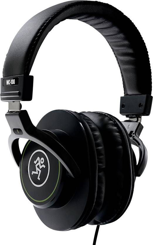 Black over-ear headphones with padded headband and ear cups. Understated, modern design. Perfect for music enthusiasts.