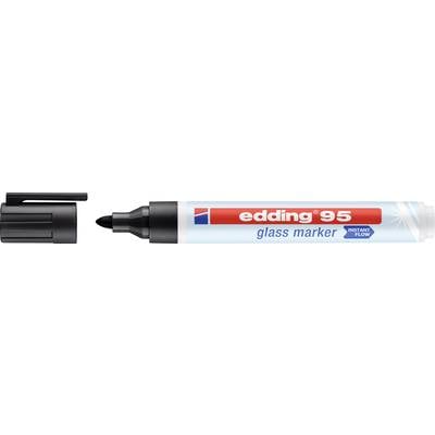 Buy Edding e-95 4-95001 Glass marker Black 1.5 mm, 3 mm N/A